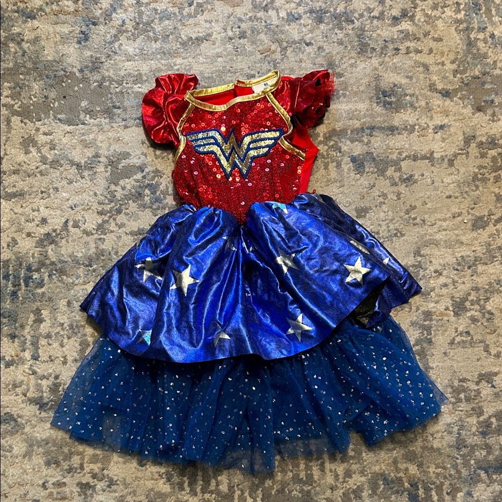 Wonder Woman Kids Costume - Red and Blue